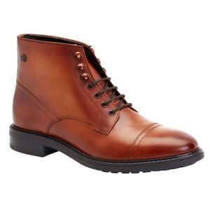 Base London Mens Duke Leather Ankle Boots / Tan